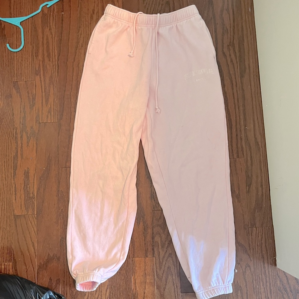 light pink pacsun sweatpants